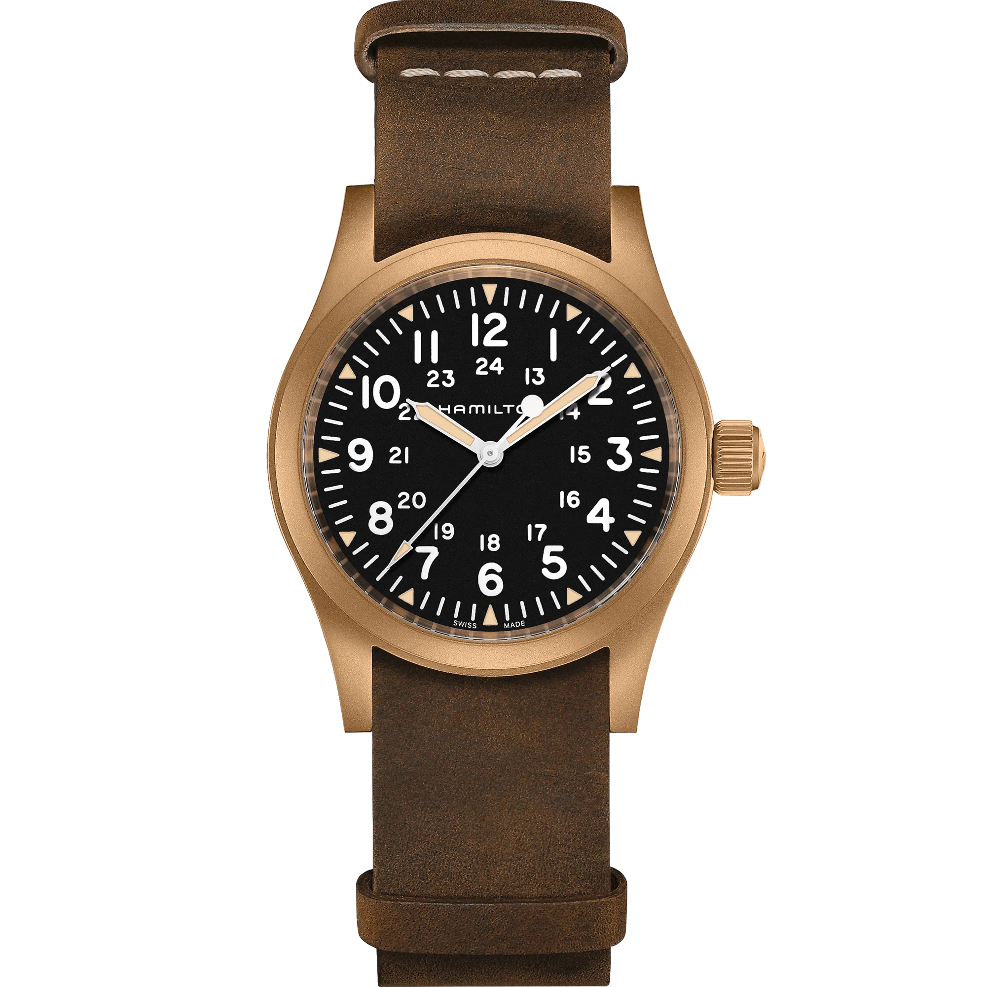 Hamilton Khaki Field Mechanical Bronze Case Men's Watch H69459530