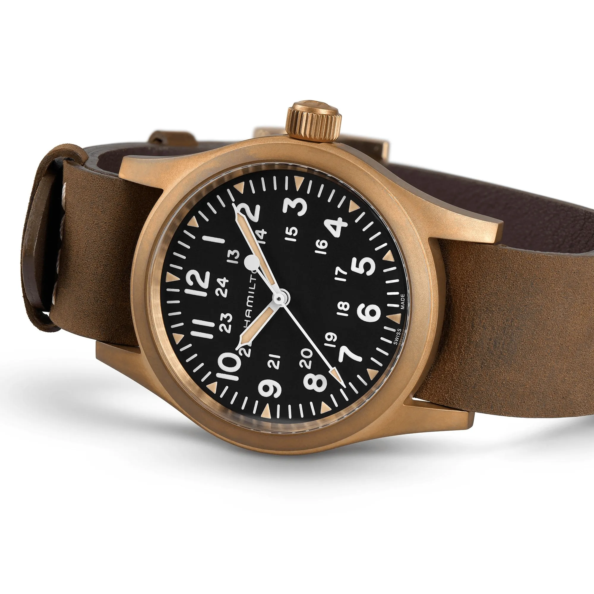 Hamilton Khaki Field Mechanical Bronze Case Men's Watch H69459530