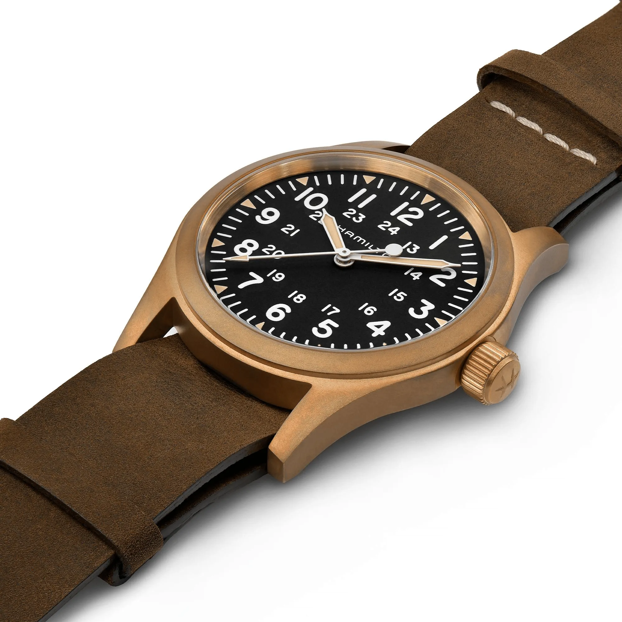 Hamilton Khaki Field Mechanical Bronze Case Men's Watch H69459530