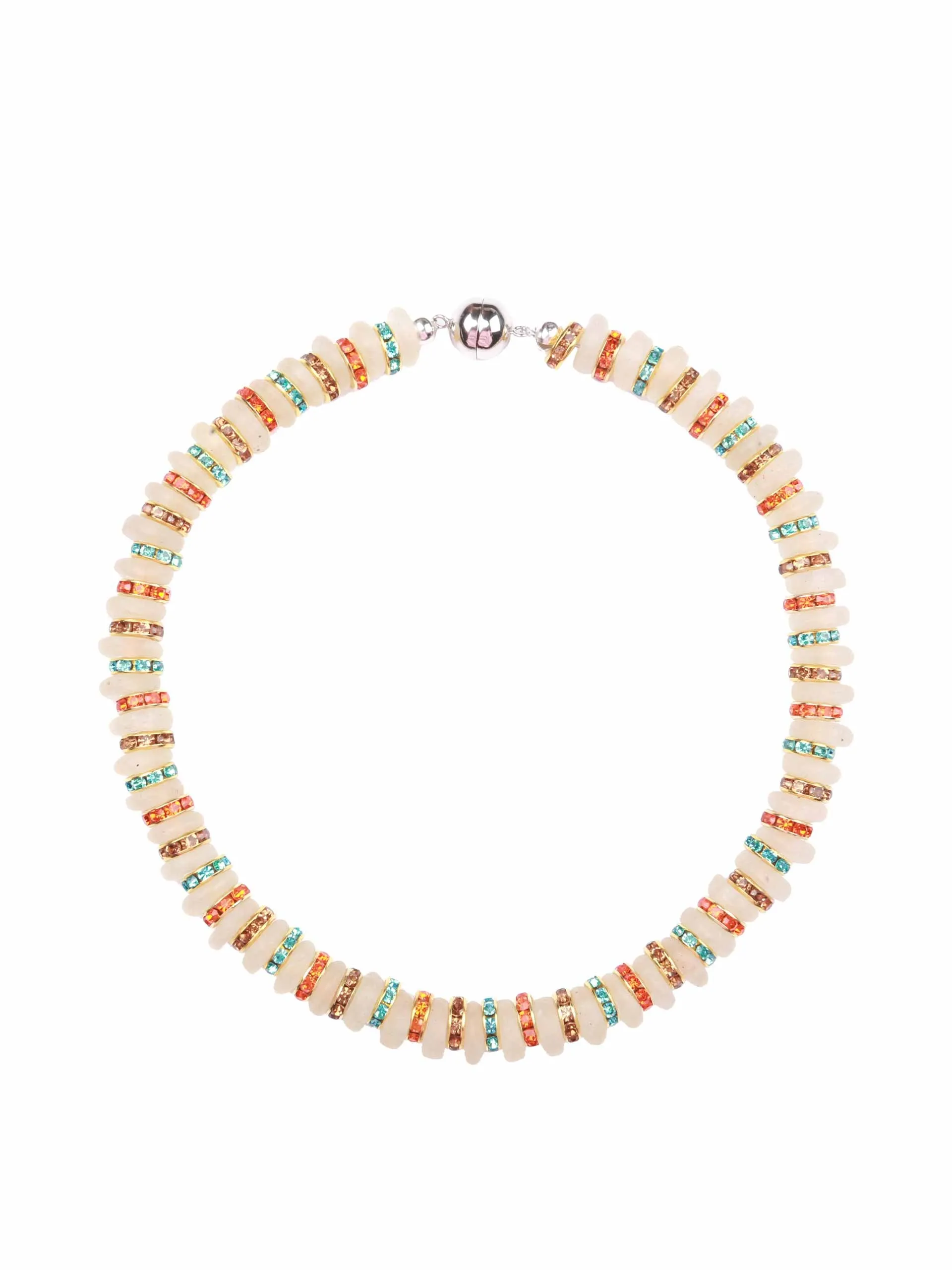 Heron beaded necklace