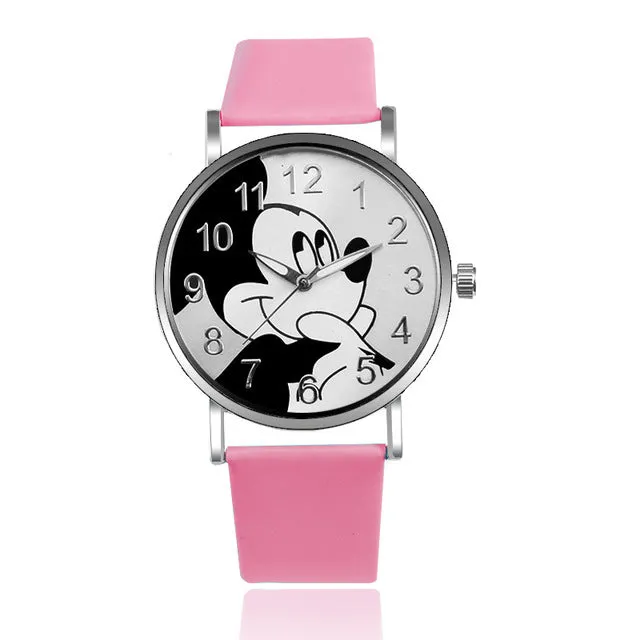 Hot Sale Cute cartoon watch Popular Quartz watches Hot sale fashion and casual Child kid boys wristwatch women girls relojes