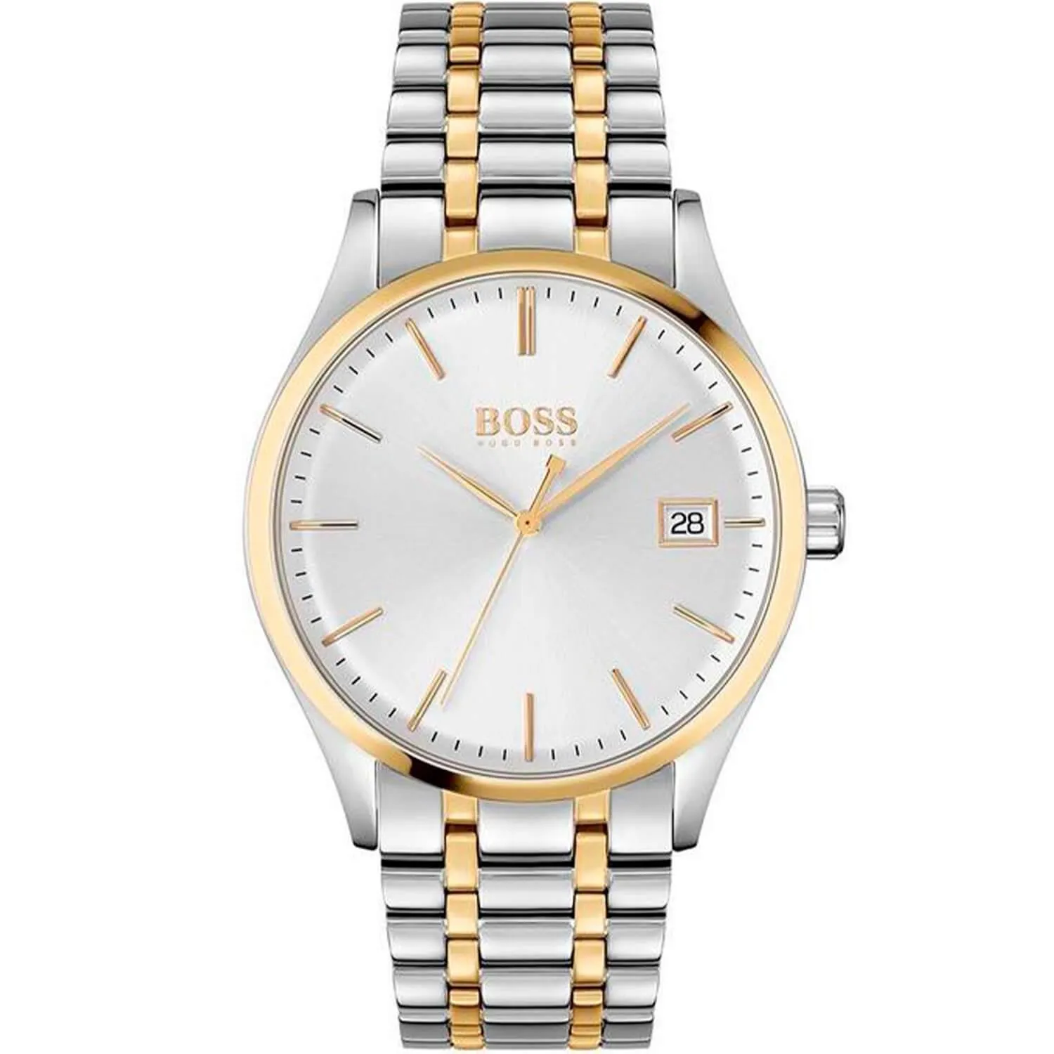 Hugo Boss 1513835 Commissioner Two-Tone Stainless Steel Quartz Men's Watch