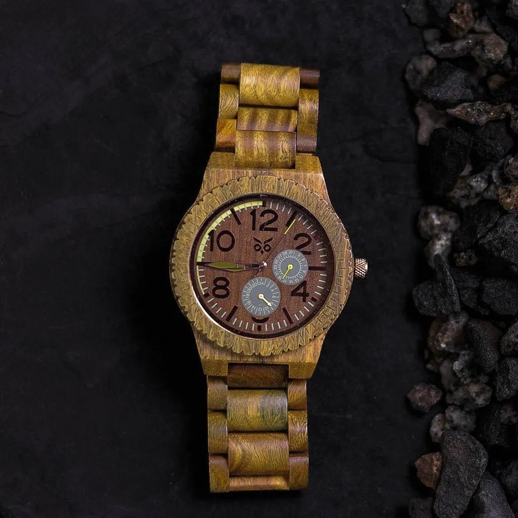 Hulk vs Ragnarok - Wooden Watch & Ring Combo