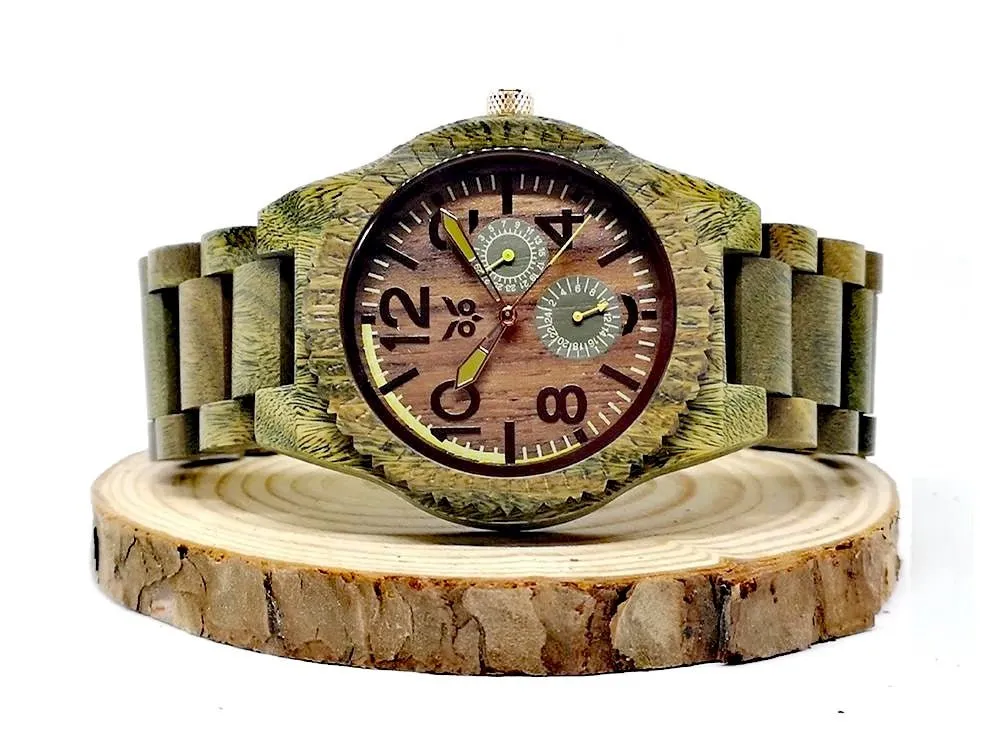 Hulk vs Ragnarok - Wooden Watch & Ring Combo
