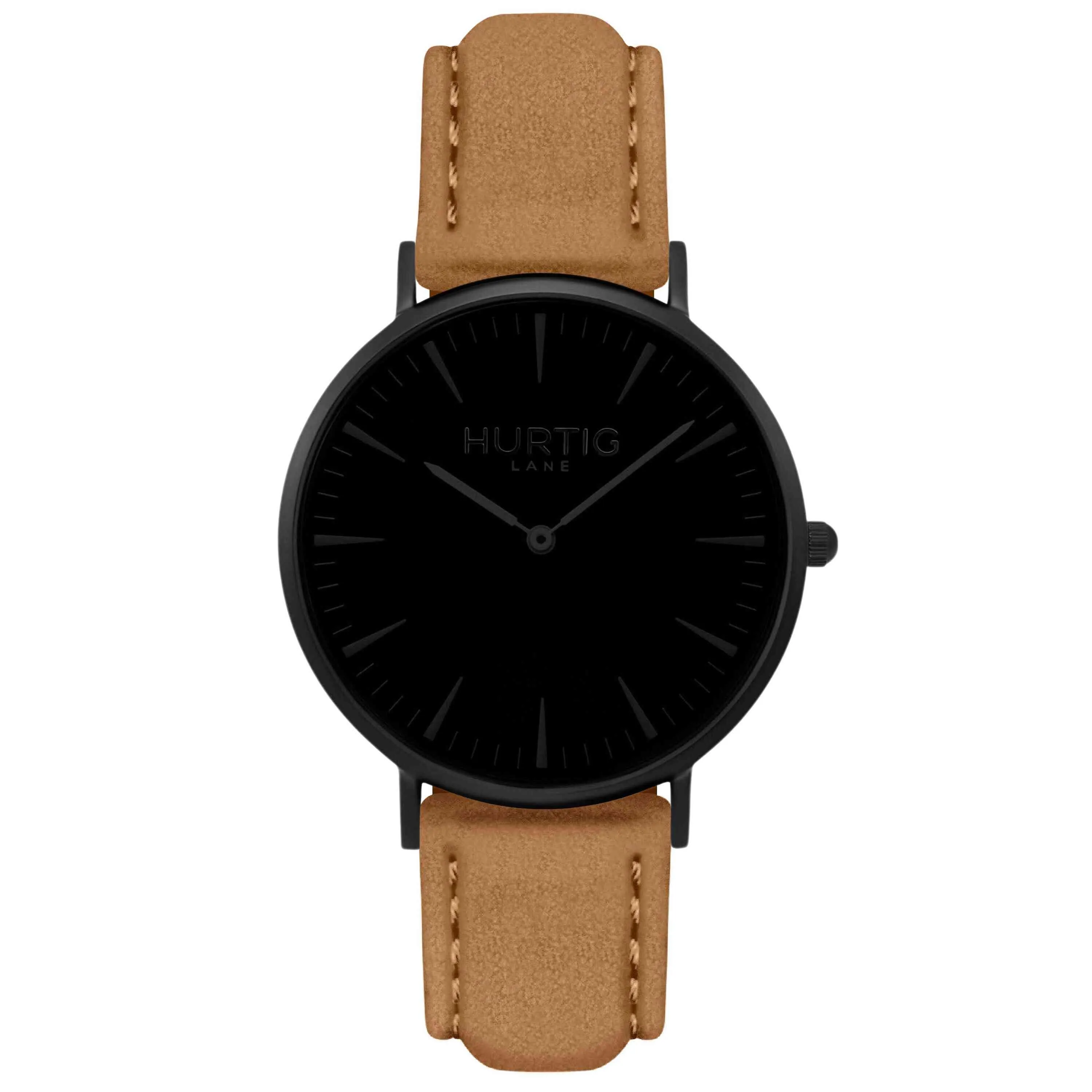 Hymnal Vegan Watch Tweed All Black & Grey