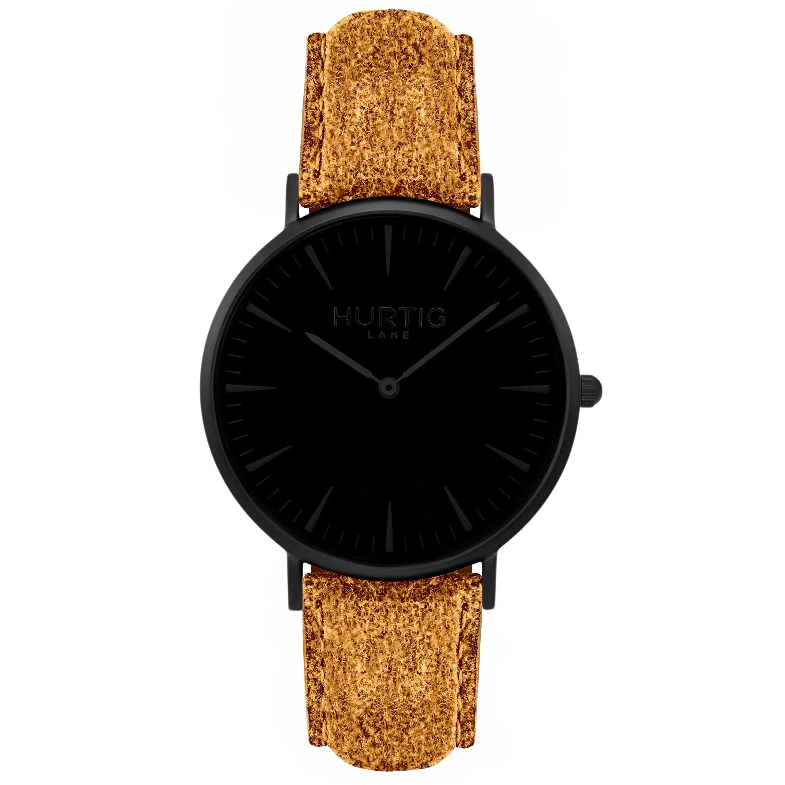 Hymnal Vegan Watch Tweed All Black & Grey