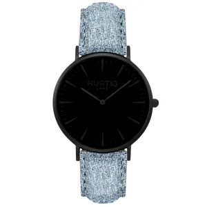 Hymnal Vegan Watch Tweed All Black & Grey