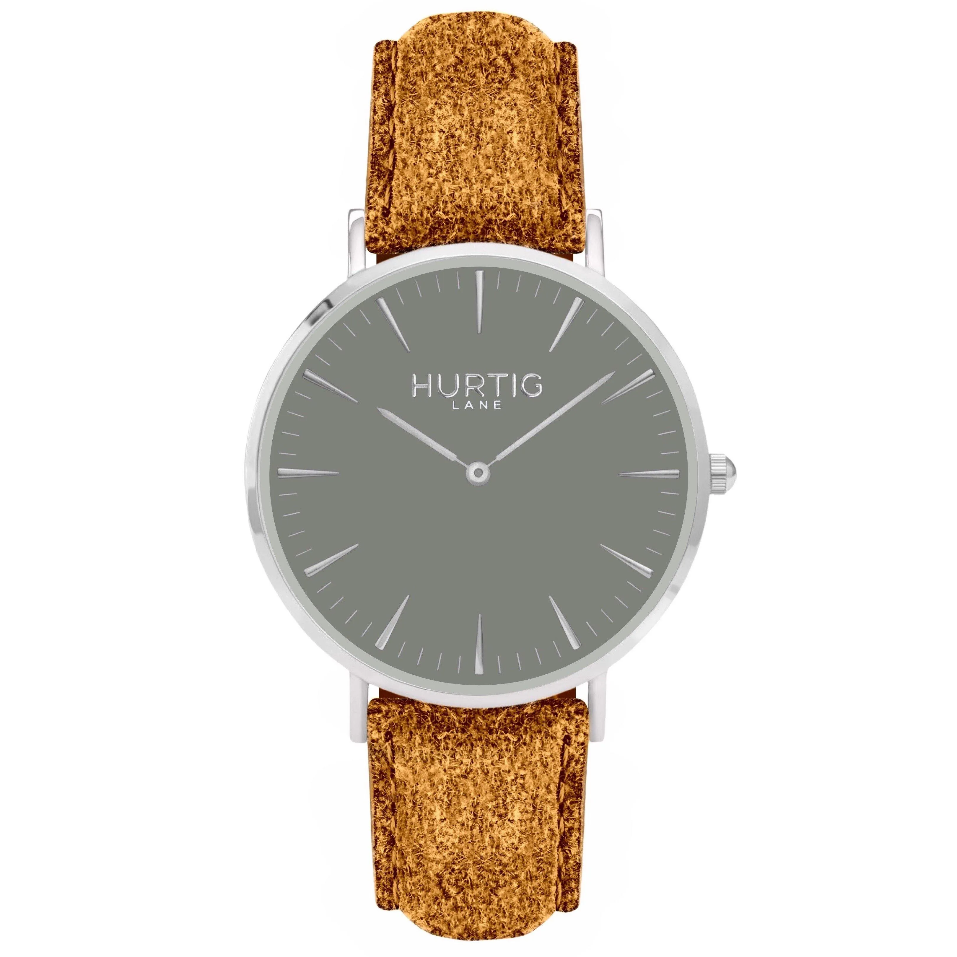 Hymnal Vegan Watch Tweed Silver, Grey & Grey