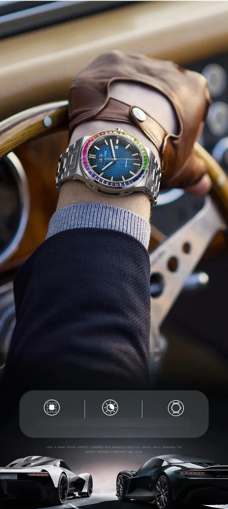 I &amp; W Carnival36 Swiss watch