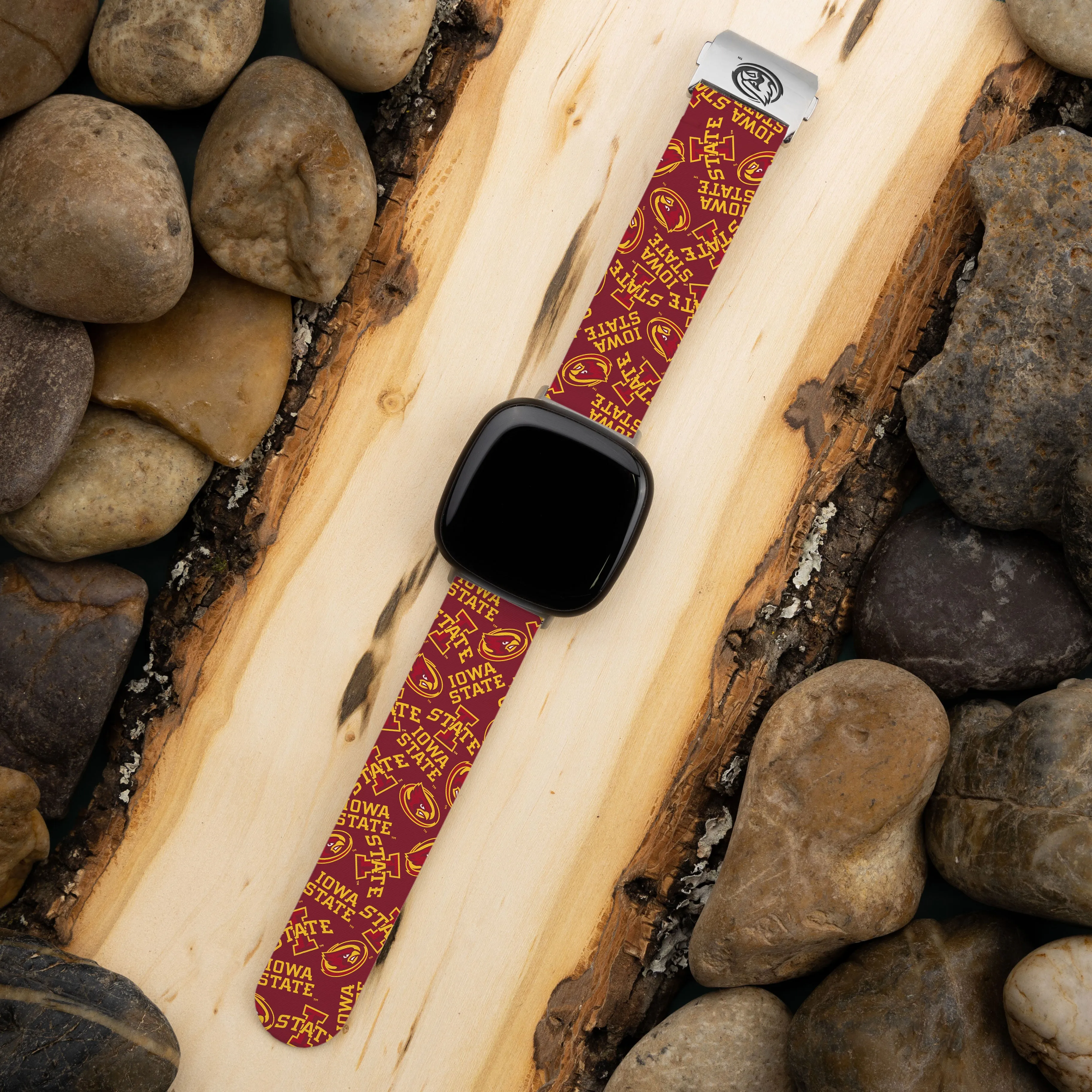 Iowa State Cyclones Signature Series Fitbit Versa 3 & Sense 1 Watch Band