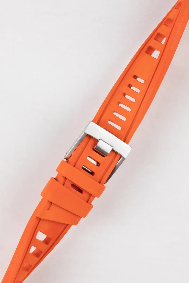 ISOfrane Rubber Dive Watch Strap in ORANGE