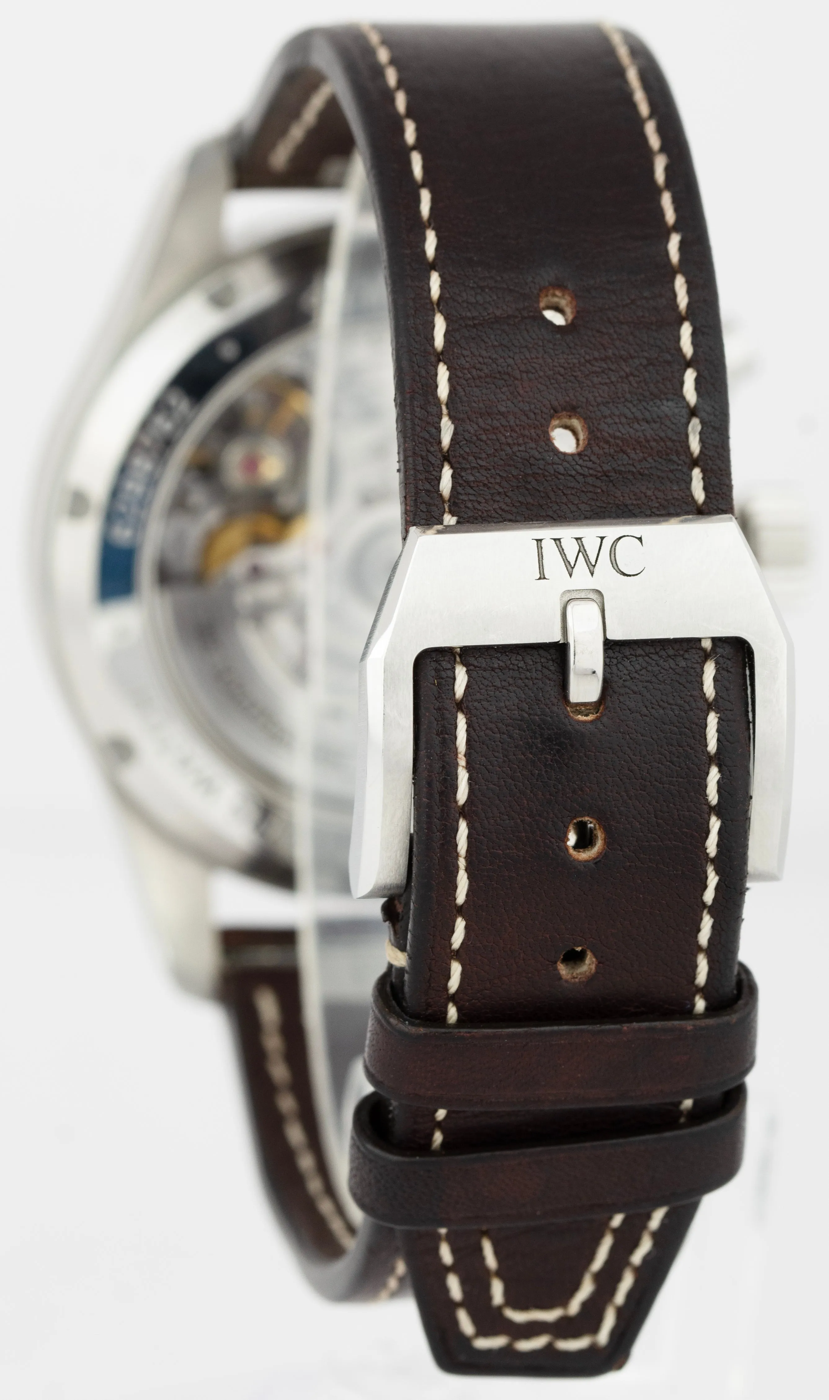 IWC Pilot's Watch Chronograph Green Stainless Steel 41mm Watch IW388103 CARD