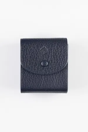 JPM Cubo Single Leather Watch Travel Case in BLUE