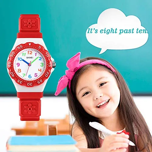 Kids Watch Waterproof Cartoon Analog Girls Boys Ages 3-10