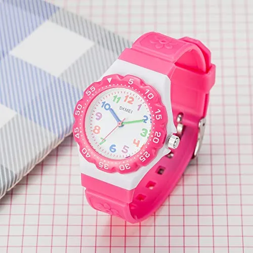 Kids Watch Waterproof Cartoon Analog Girls Boys Ages 3-10