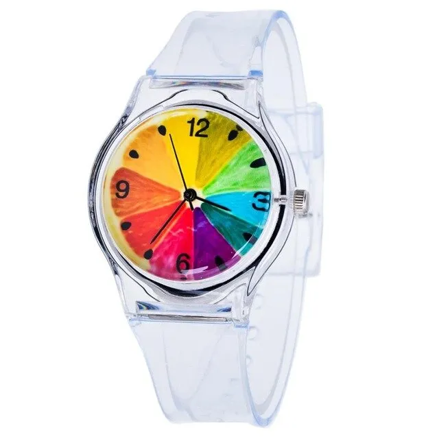 Kids Watches Girls Children Pink Dress Wrist Watch Children Silicone Students Clock Relogio Montre Enfant reloj deportivo #D