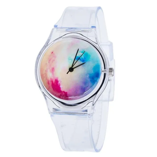 Kids Watches Girls Children Pink Dress Wrist Watch Children Silicone Students Clock Relogio Montre Enfant reloj deportivo #D