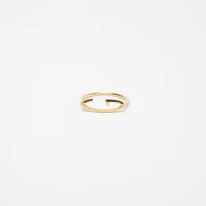 KWIT | 14K GOLD LETTER G RING