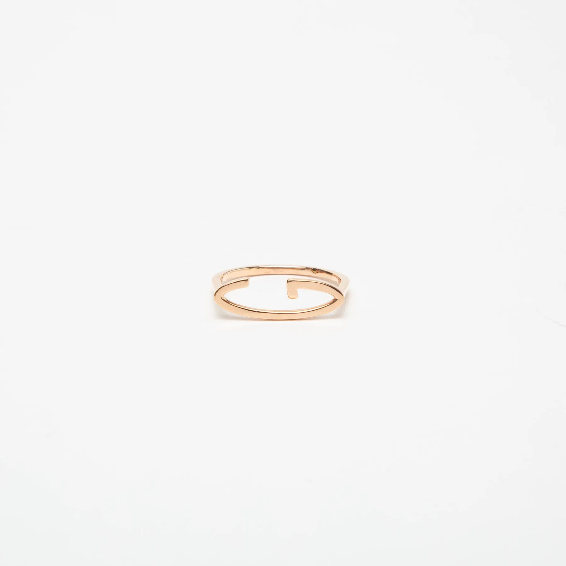 KWIT | 14K GOLD LETTER G RING