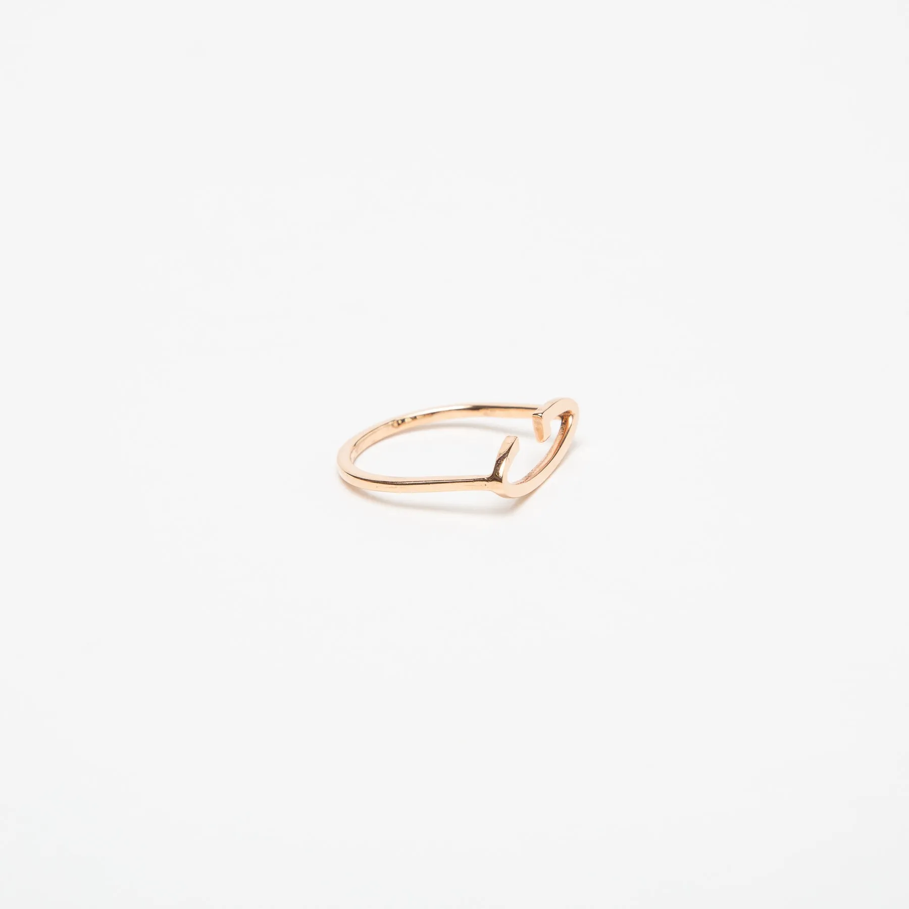 KWIT | 14K GOLD LETTER G RING