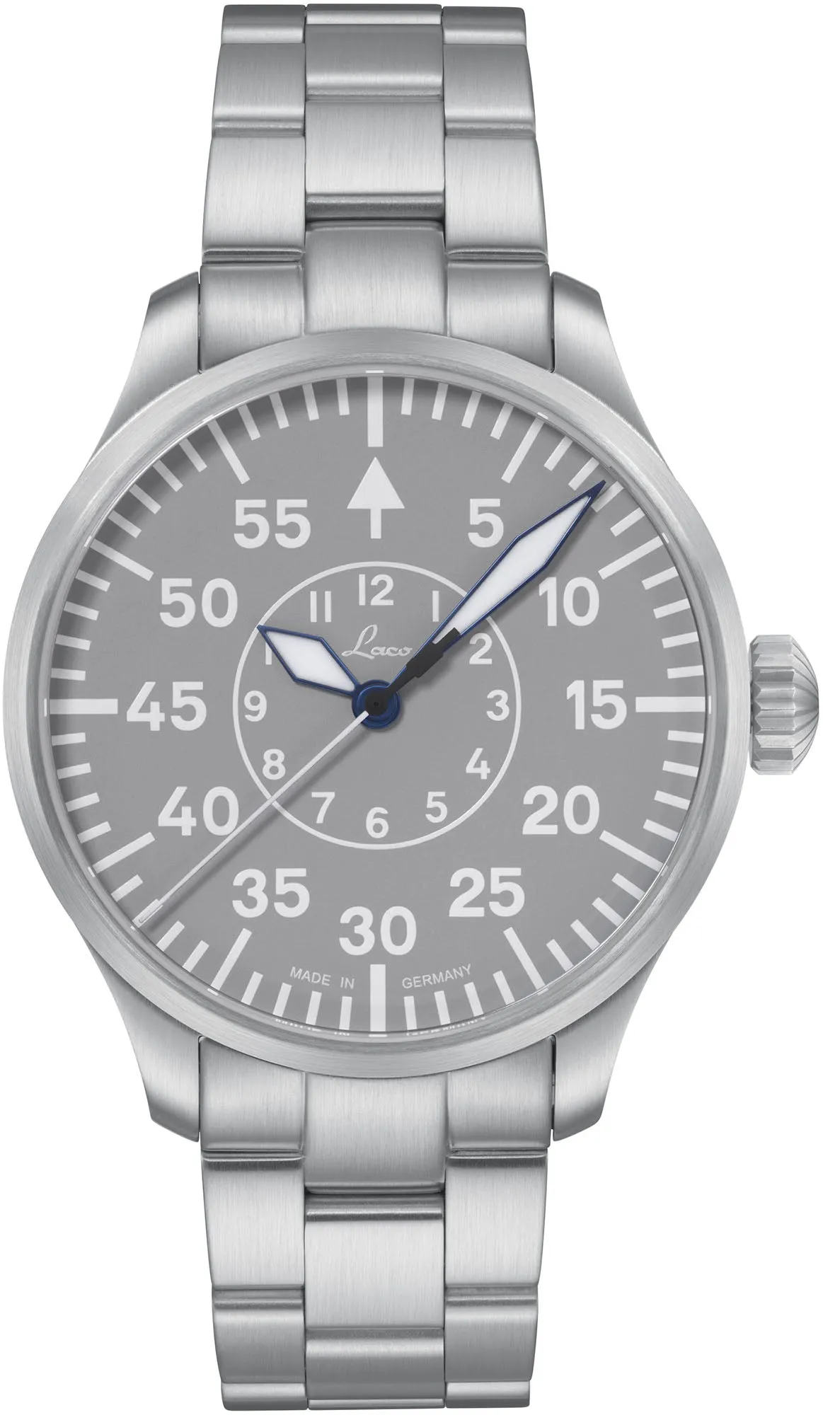 ﻿﻿Laco Flieger Basic Aachen Grau 42 Bracelet