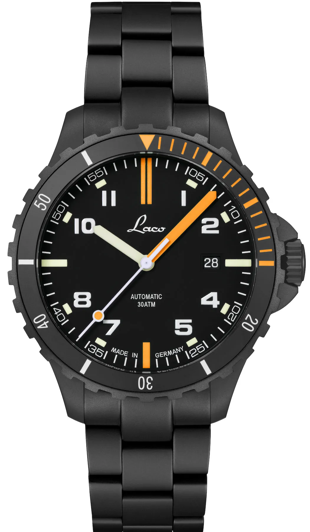 Laco Scorpion Mojave 42 DLC Bracelet