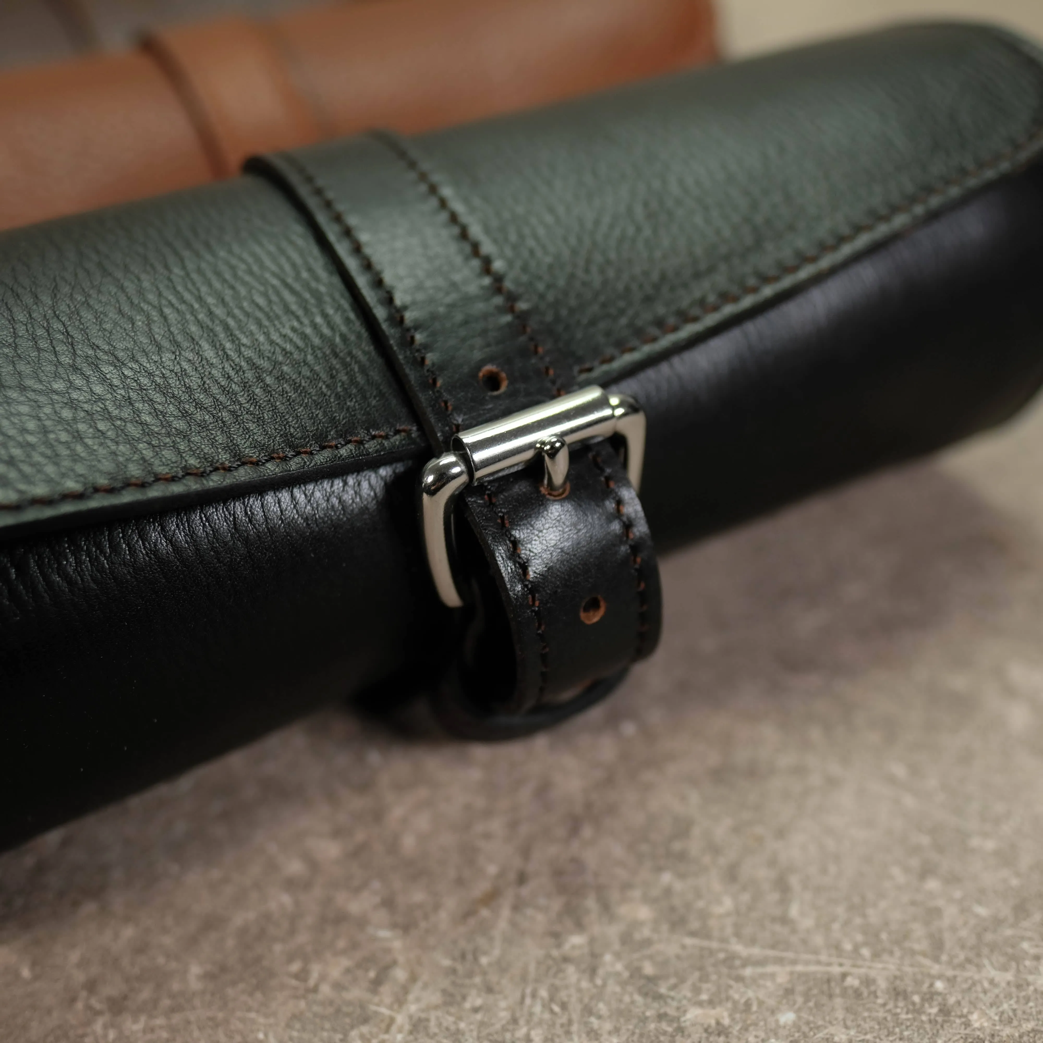 Leather Watch Roll for 4 Watches