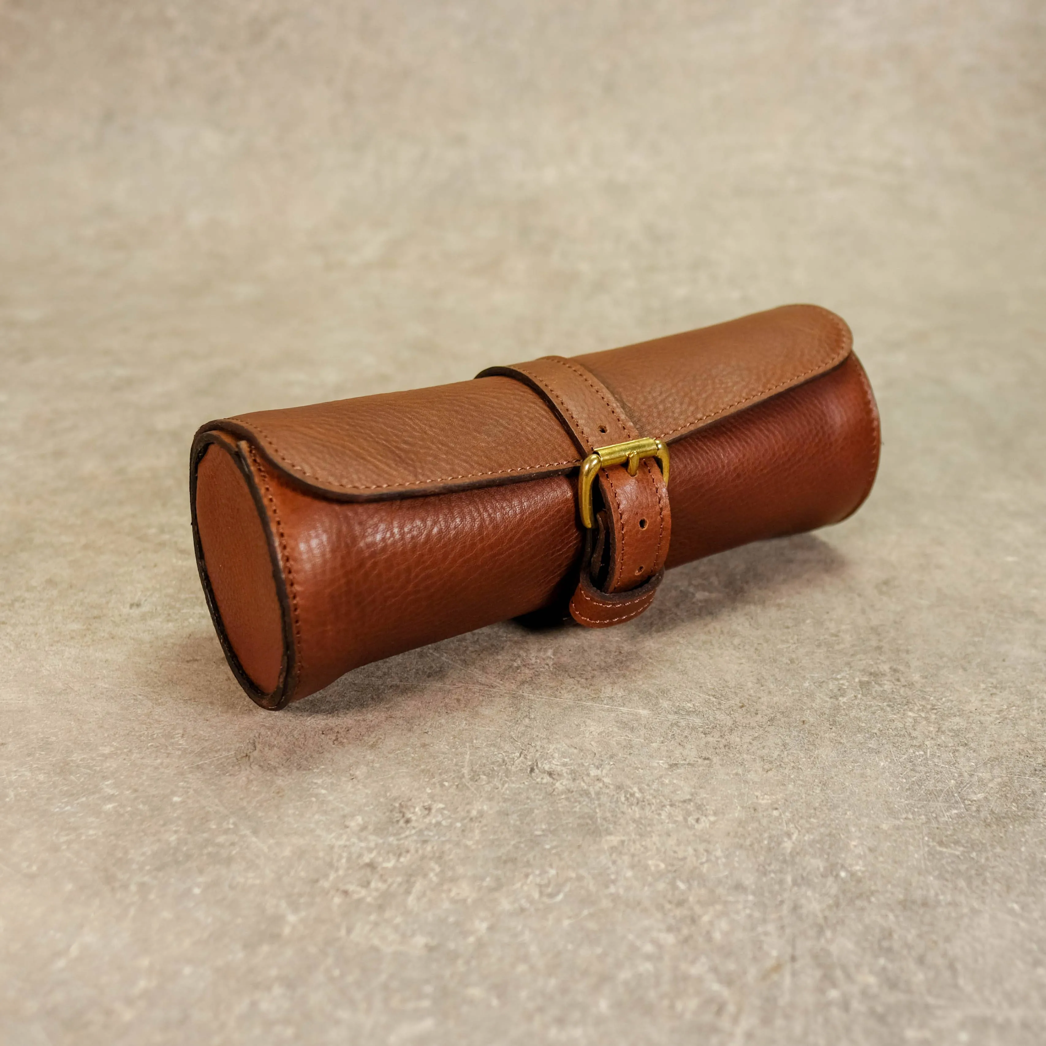 Leather Watch Roll for 4 Watches