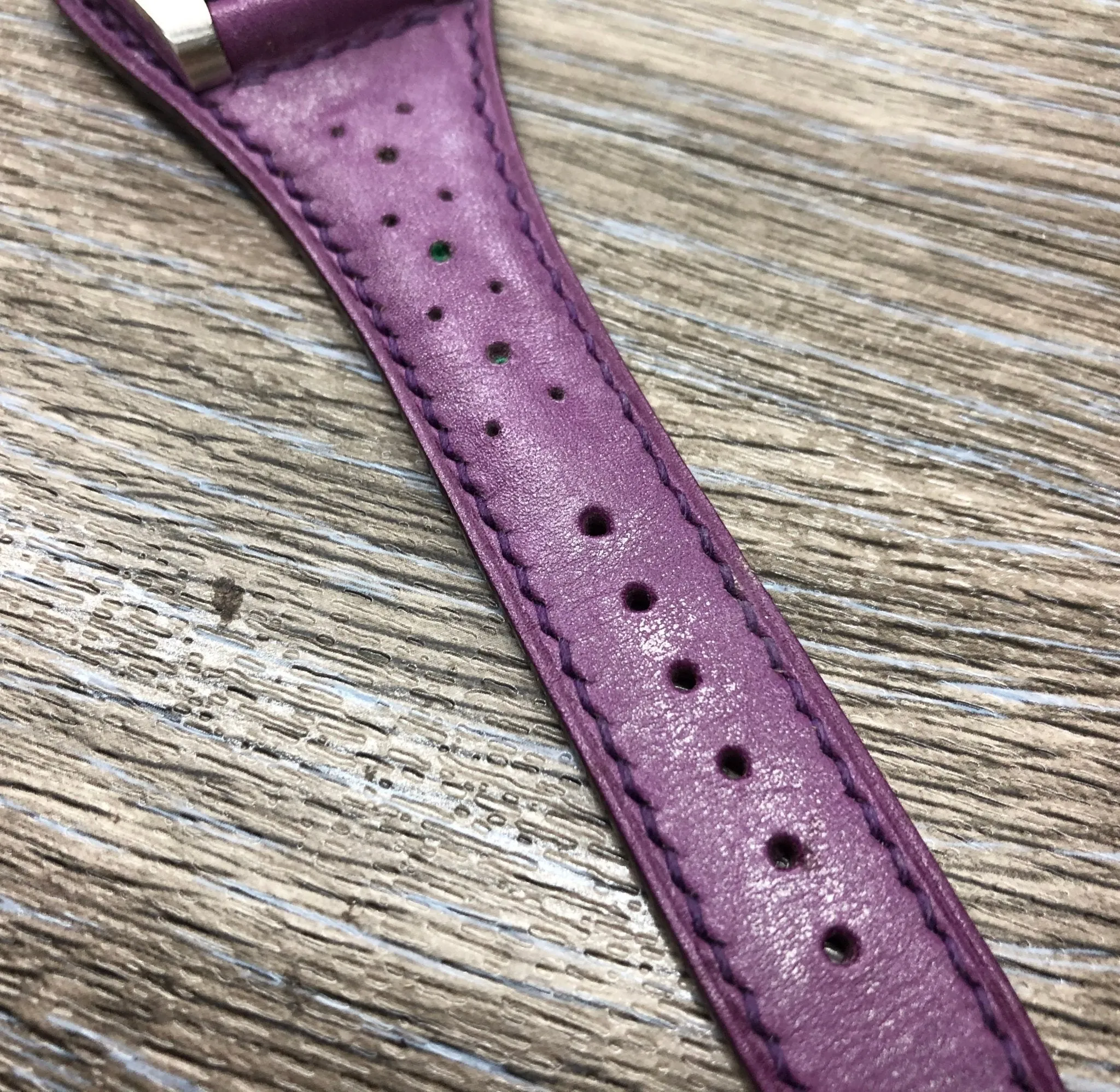 Leather Watch Straps 20mm, Leather Bund Straps, 19mm Leather Cuff Watch Bands, Vintage Purple Mens Wrist Watchbands