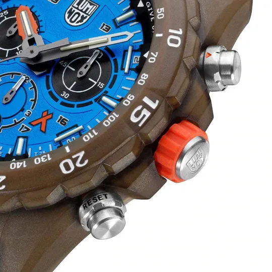 Luminox Bear Grylls Master #TIDE 3740 Series Ocean Blue Black
