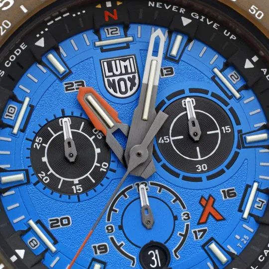 Luminox Bear Grylls Master #TIDE 3740 Series Ocean Blue Black