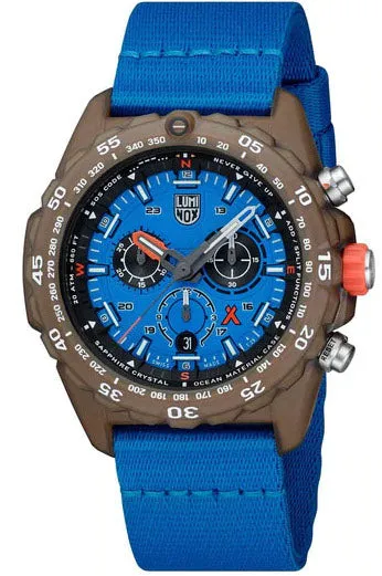 Luminox Bear Grylls Master #TIDE 3740 Series Ocean Blue Black