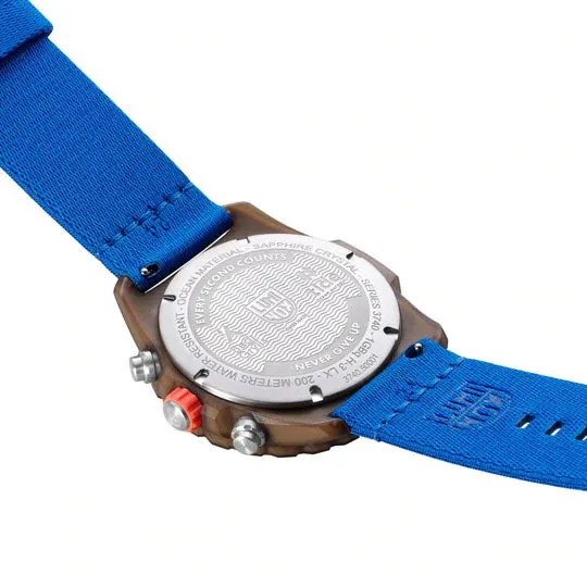 Luminox Bear Grylls Master #TIDE 3740 Series Ocean Blue Black