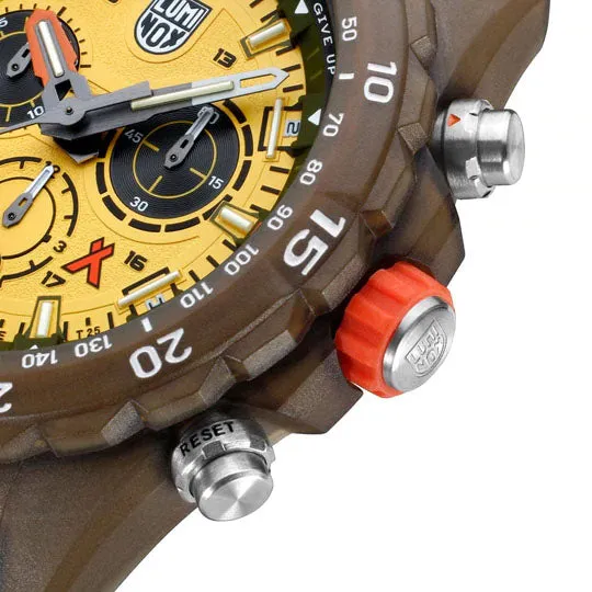 Luminox Bear Grylls Master #TIDE 3740 Series Yellow Black