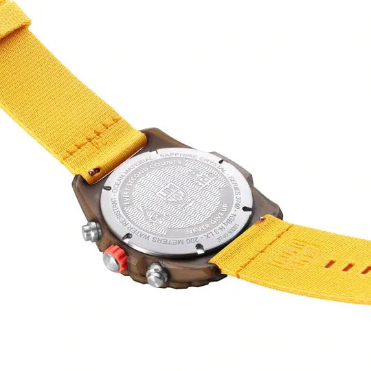 Luminox Bear Grylls Master #TIDE 3740 Series Yellow Black