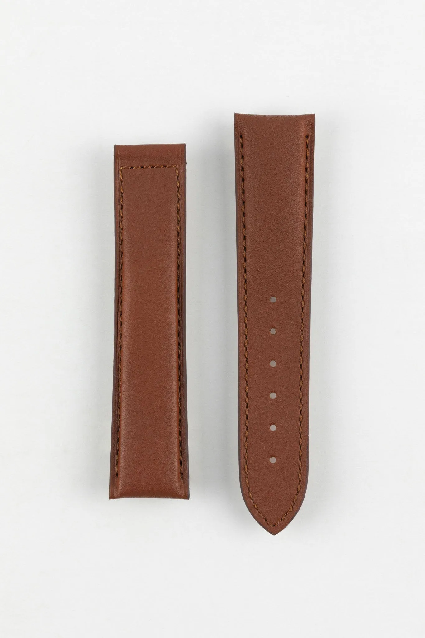 Lunar Deployment Baranil Watch Strap in Cognac