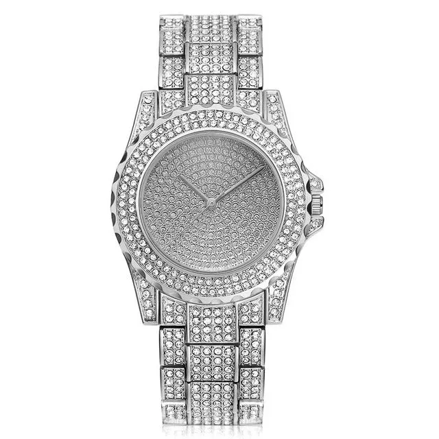 Lvpai Top Brand Silver Luxury Women Dress Watch Rhinestone Ceramic Crystal Quartz Watches Magic Women Wrist Watch Female LP033