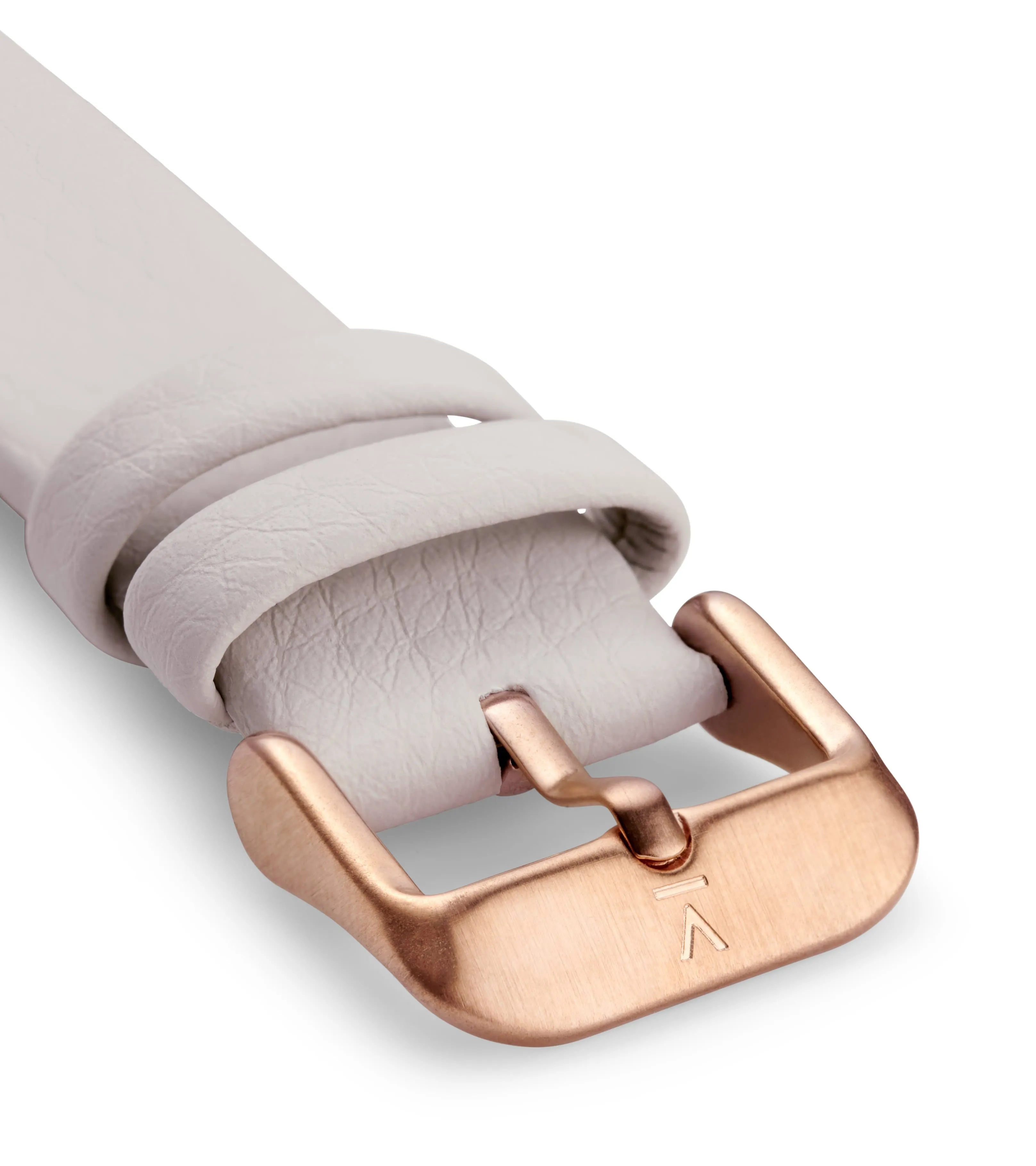 Lyka Watch with Rose Gold & Blue Dial | Light Grey Vegan Leather Strap