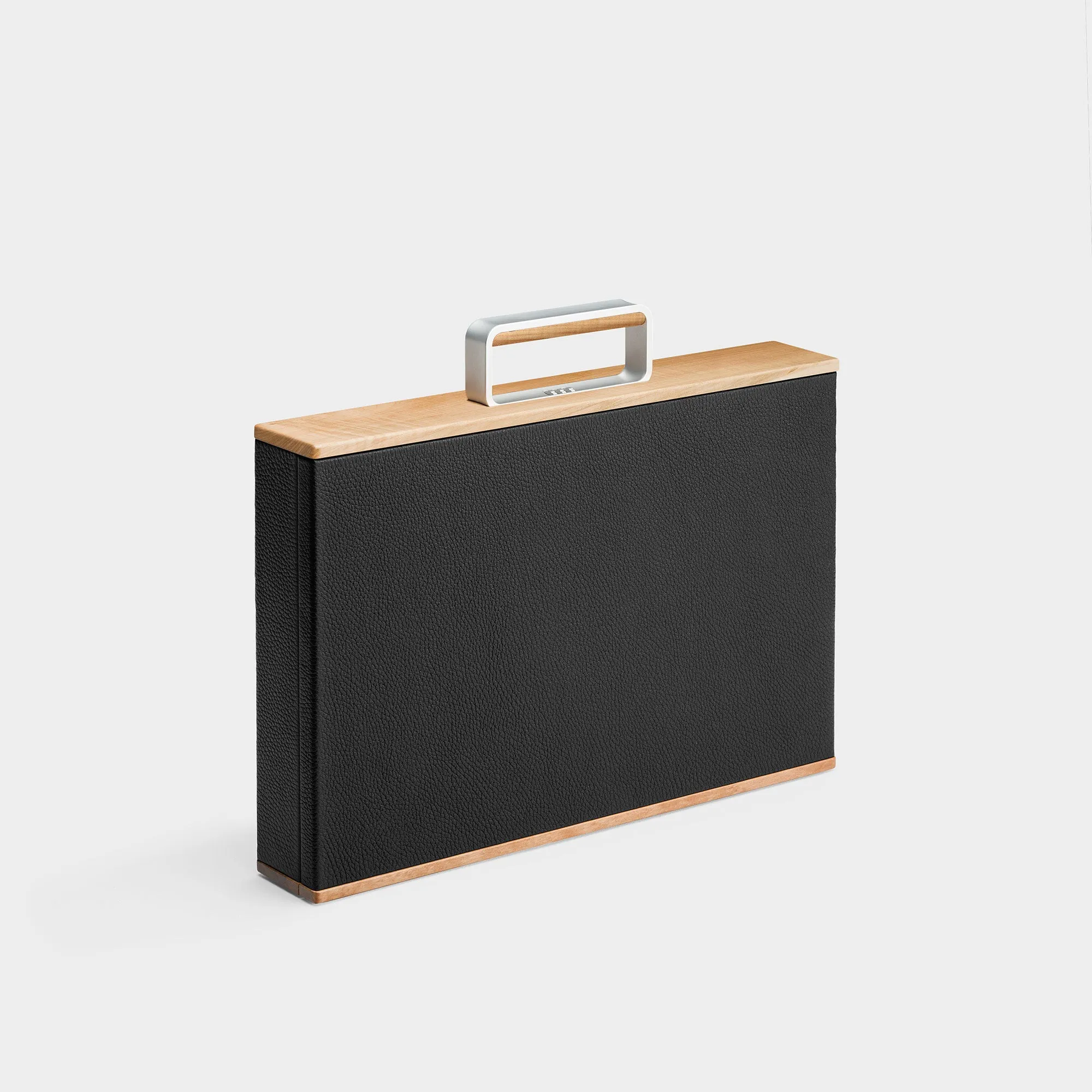 MACKENZIE 12 ORIGINAL WATCH BRIEFCASE - BLACK / GREY
