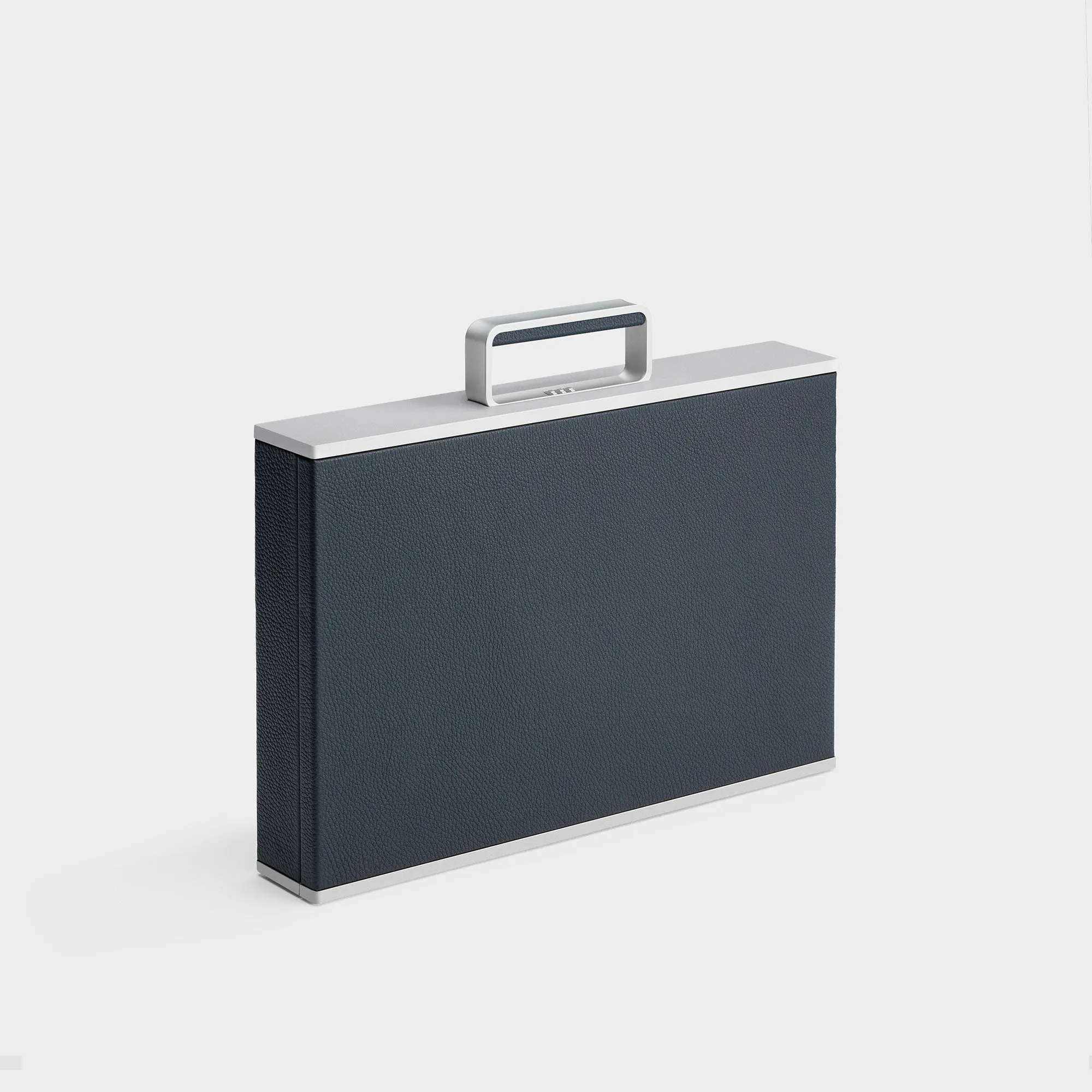 MACKENZIE 12 WATCH BRIEFCASE - MARINE / GREY