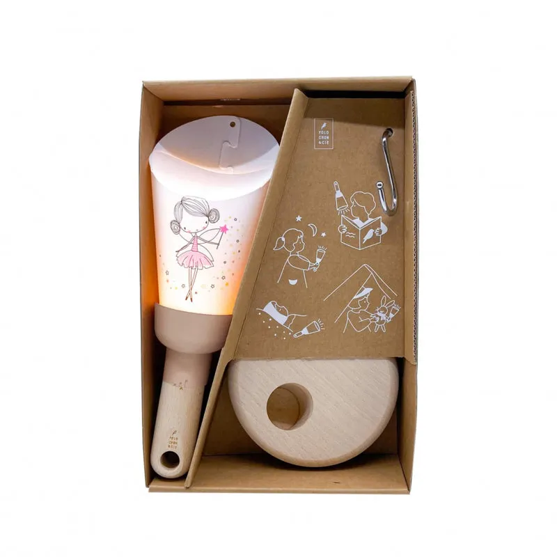 Maison Polochon Nomadic Lamp Box 5 in 1 Little Starry Fairy - Powder Pink