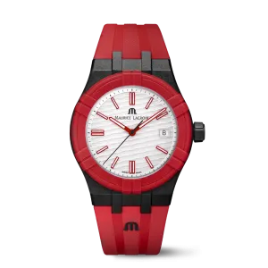 Maurice Lacroix Aikon #tide Black, Red and White