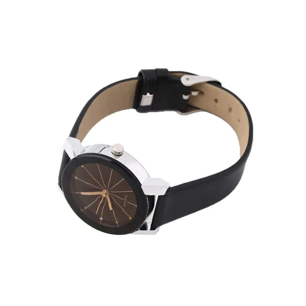 Men Women Casual Watches - Black Classic Couple Watch Fashion
