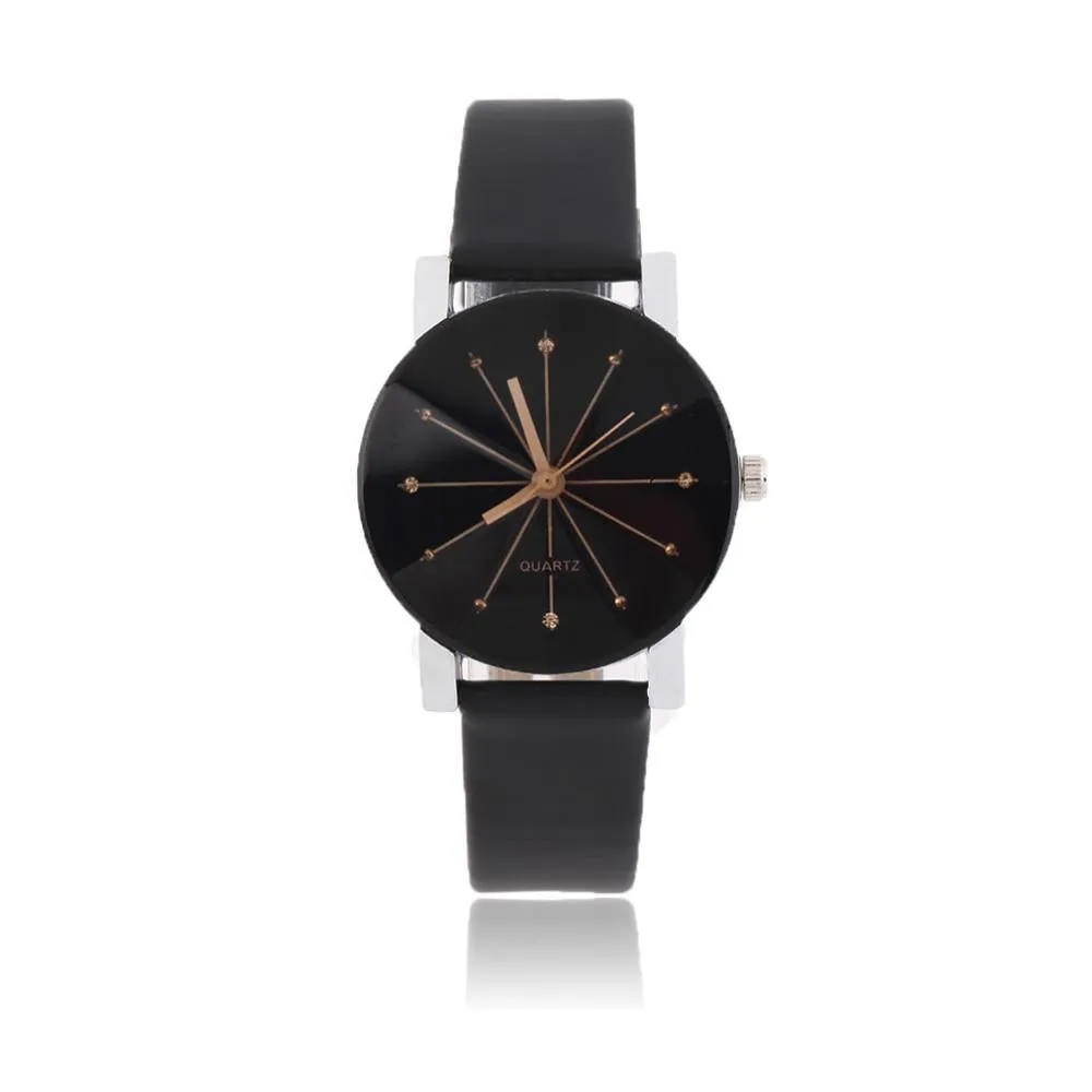 Men Women Casual Watches - Black Classic Couple Watch Fashion