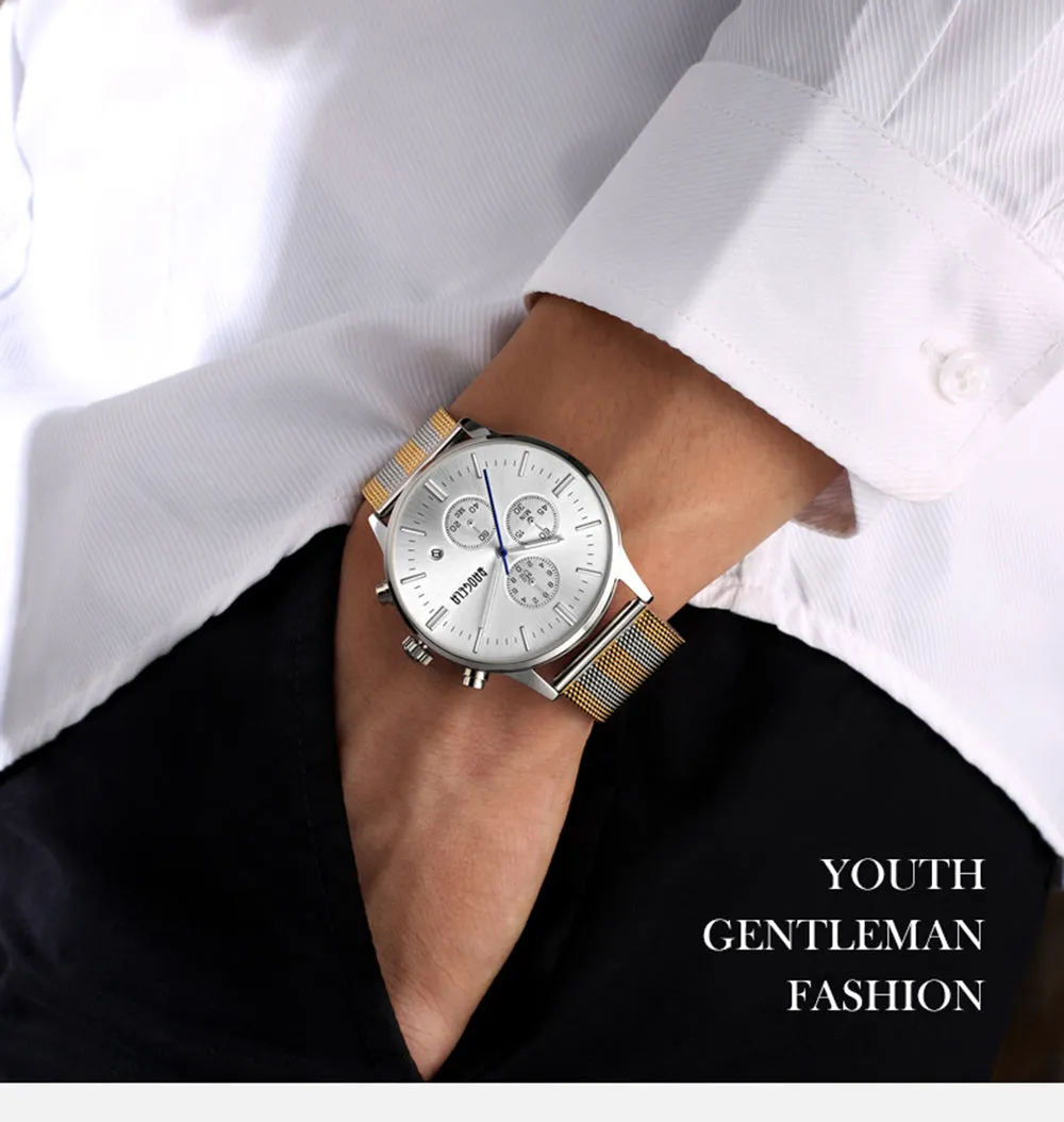 Men's Chronograph Stainless Steel Watch