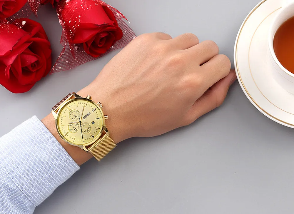 Men's Chronograph Stainless Steel Watch