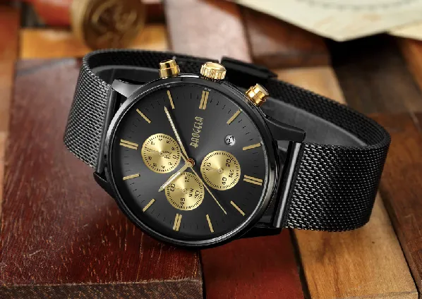 Men's Chronograph Stainless Steel Watch