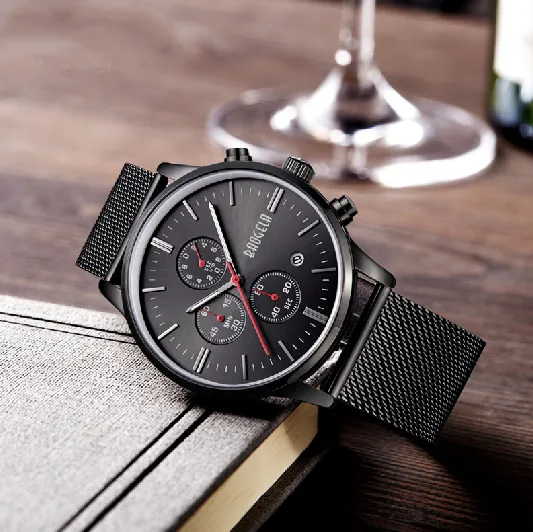 Men's Chronograph Stainless Steel Watch