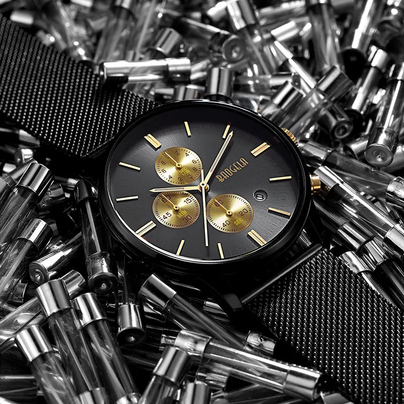 Men's Chronograph Stainless Steel Watch