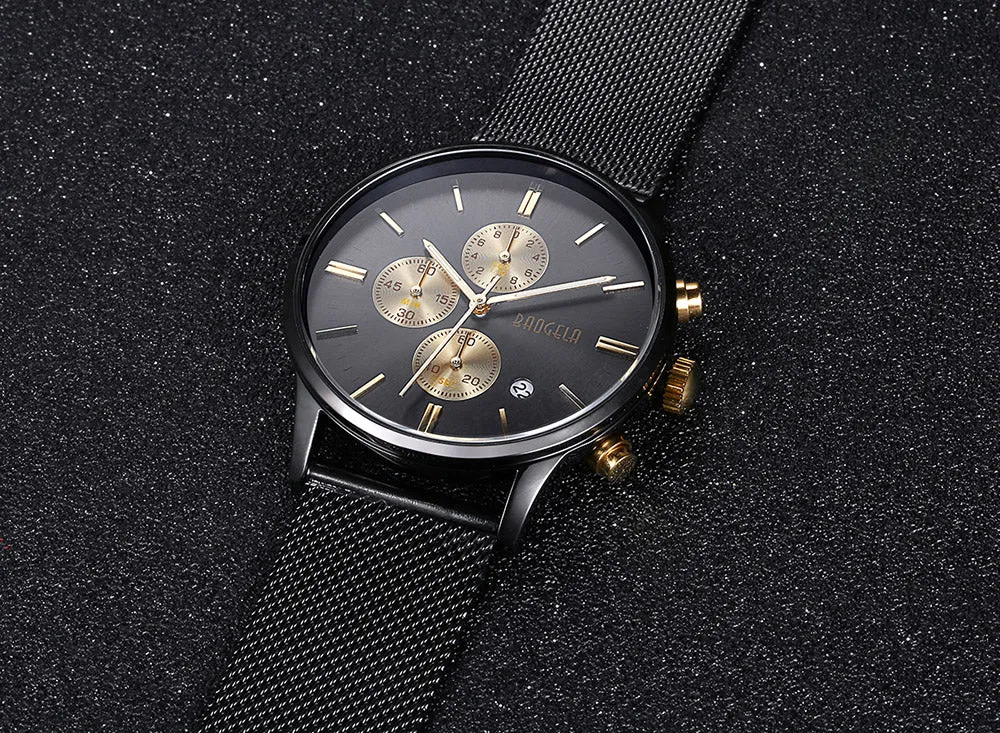 Men's Chronograph Stainless Steel Watch
